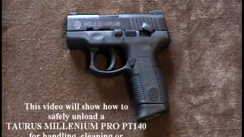 Taurus MILLENIUM PT140 PRO: left handed magazine release