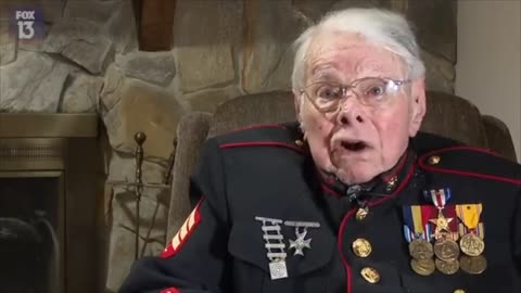 100 year old Marine breaks down...