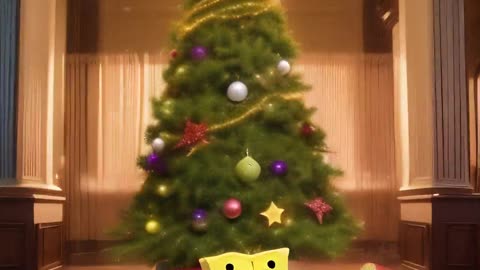 spongebob star christmas tree.mp4