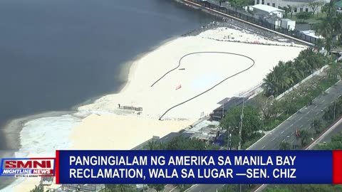 Pangingialam ng Amerika sa Manila Bay reclamation, wala sa lugar —Sen. Chiz