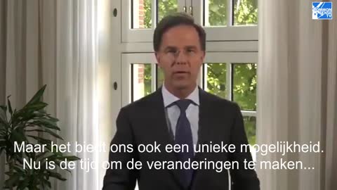 Verrader Rutte praat over het klimaat voor zijn bazen