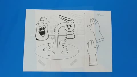Handwashing Crafts For Preschoolers- Hygiene Craft for Kids