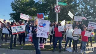 Southwest employees protesting vaccine mandates: "My body, My choice"