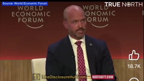 WEF gets called out on stage by a Guest (Kevin Roberts)