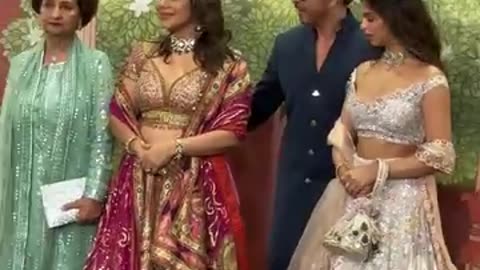Bollywood celebrities attend Asia richests man marriage