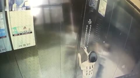 Boy sets elevator on fire after peeing on control buttons