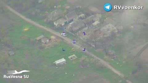 Ukraine War - The Orlan UAV tracks their movement and the artillery strikes again