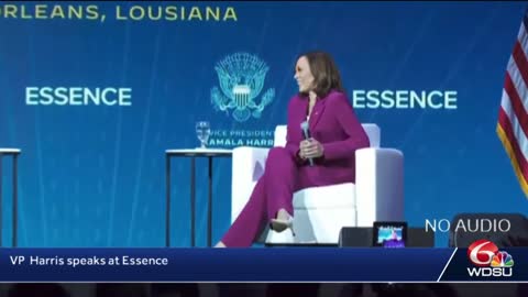 VP Kamala Harris in New Orleans Lousiana I wonder if that’s close to New Orleans Louisiana