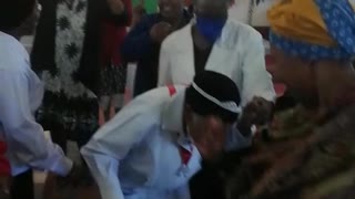 Retired teacher dances as she turns 100 years old