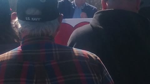 KY Senate Candidate Lee Watts, at The U.S. Peoples Freedom Convoy Rally