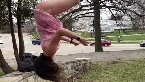 Sexy back flip