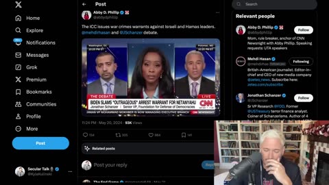Mehdi Hasan DOGWALKS Israeli-War Crimes Denier On CNN _ The Kyle Kulinski Show