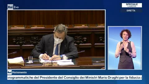 🔴 On. Claudio Borghi Aquilini in Aula, discussione fiducia Governo Draghi (18/02/21)