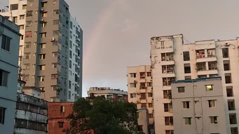 Rainbow show in Wonderful Sky