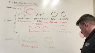 Ethers, epoxides and sulfides