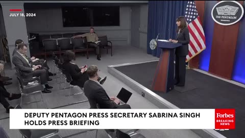 JUST IN: Pentagon Holds Press Briefing After Announcing End Of Gaza Aid Pier Operations