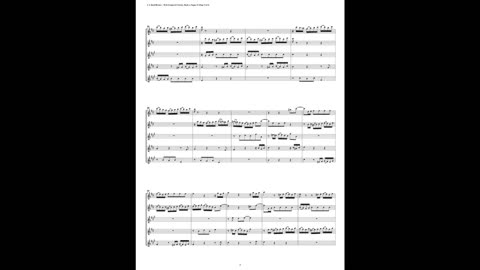 J.S. Bach - Well-Tempered Clavier: Part 1 - Fugue 21 (Saxophone Quintet)