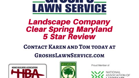 Landscape Contractor Clear Spring Maryland 5 Star Review Video