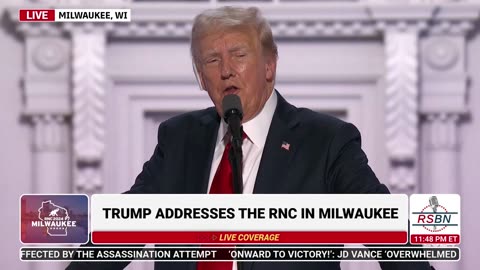 FULL SPEECH: President Donald J. Trump at 2024 RNC in Milwaukee, WI - 7/18/2024