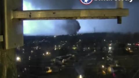 Large intense Tornado just north of Nashville TN