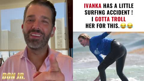 Ivanka Had A Little Surfing Accident!