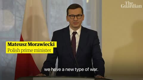 People used as 'living shields' in migration crisis, says Polish PM