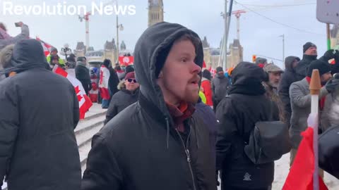Freedom convoy rally at Ottawa