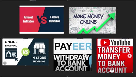 payeer youtube electronic money transfer to bank or online shopping