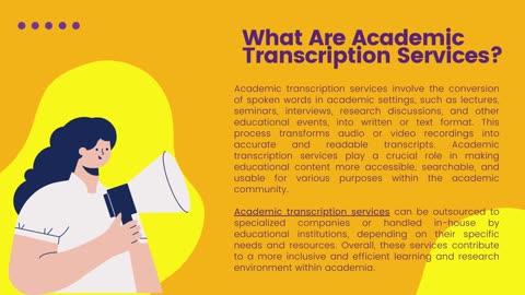 Exploring Academic Transcription Services: Enhancing Accessibility and Efficiency in Academia