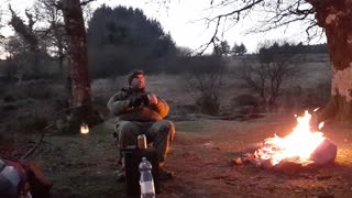 Morning campfire vlog.