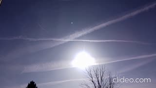 #2024-02-01 8:30 AM - #Beautiful #Skies+#Clouds+#Trails of #Sint-#Lievens-#Houtem - #Belgium