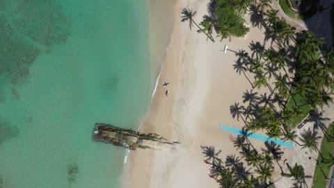 Drone Footage of Beach