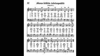 Jehovas liebliche Anbetungsstätte (Lied 93 aus Singt Jehova Loblieder)