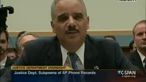 2013, Holder On AP Scandal- -I Was Not The Person Involved (1.29, 8)