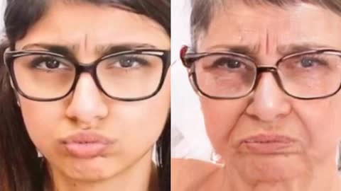 Mia Khalifa face ttansformation