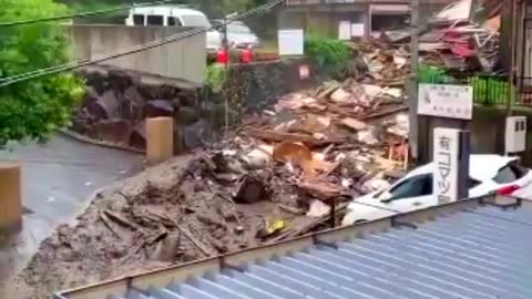 A horrific landslide occurred in Japan| Natural Disasters
