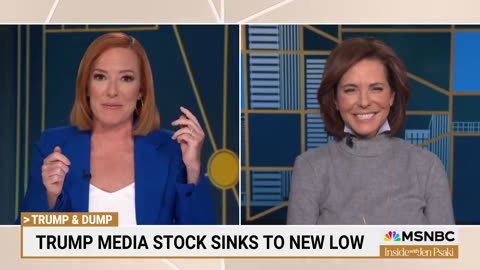 MSNBC's Jen Psaki and Stephanie Ruhle Bash Donald Trump Over Truth Social Stock