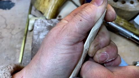 Carving Eagles on Ivory 1911 Grips: Wasting the Background