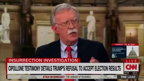John Bolton Makes A Stunning Admission Relating To 'The Insurrection'