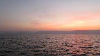 Tiberias, Israel sunrise over the Sea of Galilee (Kinneret)