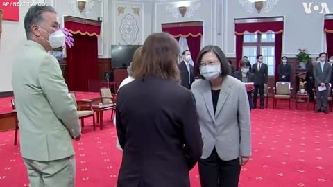 US House Speaker Nancy Pelosi Meets Taiwan President Tsai Ing-wen