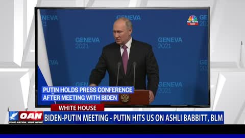 Biden-Putin meeting: Putin hits U.S. on Ashli Babbitt and BLM