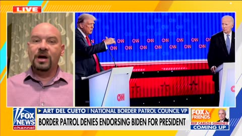 Border Patrol Council VP responds to Biden saying they endorsed him.
