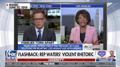 Maxine Waters inciting a riot