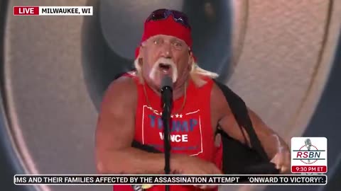 Hulk Hogan is pumped up at RNC Convention about Donald Trump