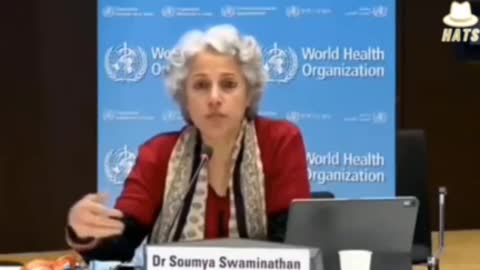 WHO Chief Scientist Dr. Soumya Swaminathan admits no evidence to give boosters to children.