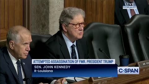 Sen. Kennedy Asks Acting USSS Director To Confirm Trump Was ‘Shot in the Ear by a Bullet’
