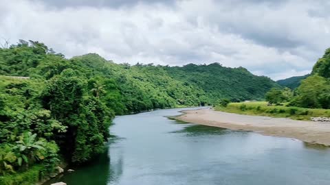 NATURE: River between Mountains