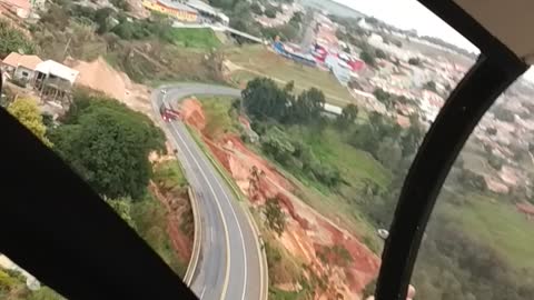 helicopter flight in my city