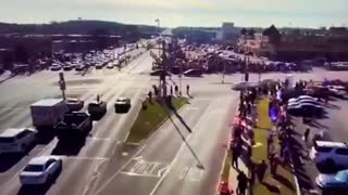 TRUMP SUPPORTERS HIT BY CAR